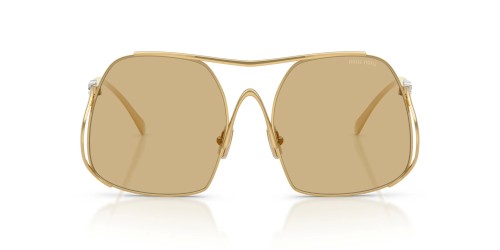 MIU MIU MU A55S - ​5AK10R - ​57 Lunettes de soleil Or Angulaire