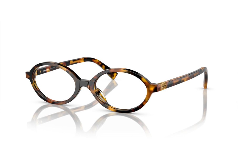 MIU MIU MU 01XV - VAU1O1 - 50 Cadres optiques Havane Ovale