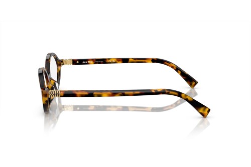 MIU MIU MU 01XV - VAU1O1 - 50 Cadres optiques Havane Ovale