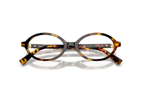 MIU MIU MU 01XV - VAU1O1 - 50 Cadres optiques Havane Ovale