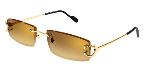 Cartier CT0465S - 004 - 56 Lunettes de soleil Gold Square