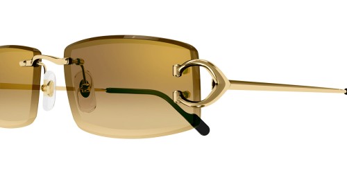 Cartier CT0465S - 004 - 56 Lunettes de soleil Gold Square