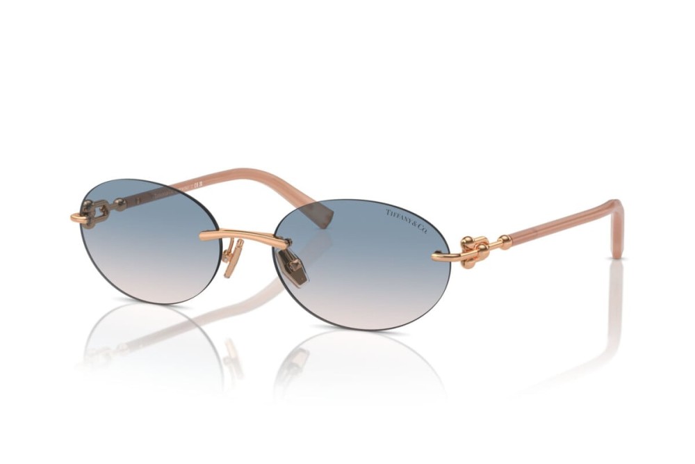 TIFFANY & CO. TF3104D - 621716 - 56 Lunettes de soleil Or rose Ovale