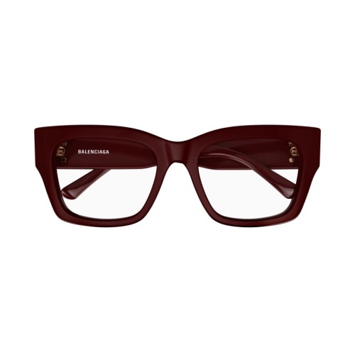 Balenciaga BB0325O - 004 - 52 Cadres optiques Rouge Angulaire