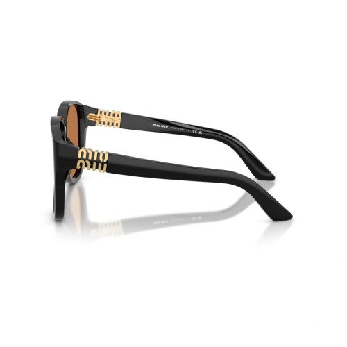 MIU MIU MU A08S - 16K90Q - 61 Lunettes de soleil Black Pilot (Aviator)