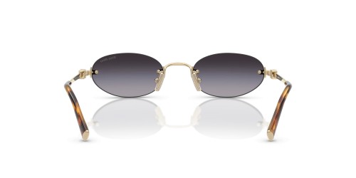 MIU MIU MU A54S - ZVN5D1 - 51 Lunettes de soleil Or Ovale
