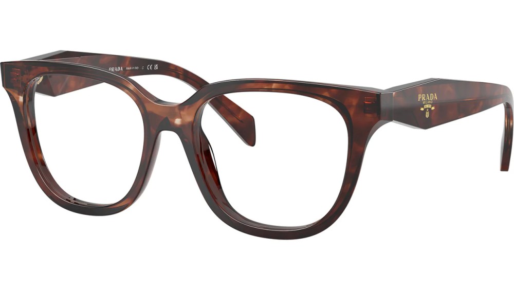 PRADA PR C11V - 14P1O1 - 53 Cadres optiques Caramel écaille Papillon
