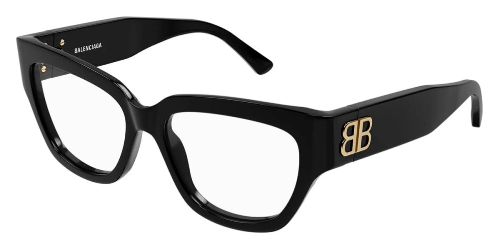 Balenciaga BB0326O - 001 - 53 Cadres optiques Noir Angulaire