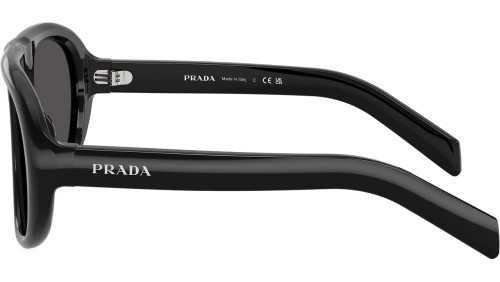 PRADA PR C05S - 16K08Z - 57 Lunettes de soleil Noir Pilote (Aviateur)