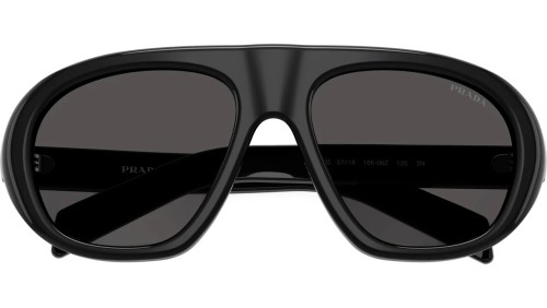 PRADA PR C05S - 16K08Z - 57 Lunettes de soleil Noir Pilote (Aviateur)