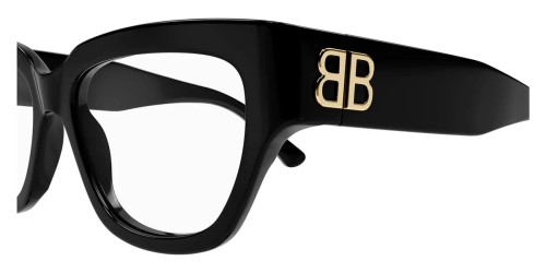 Balenciaga BB0326O - 001 - 53 Cadres optiques Noir Angulaire