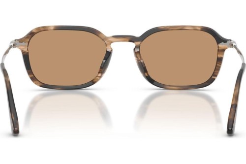 Persol PO3381S - 123653 - 54 Lunettes de soleil Rayé noir et brun grisâtre Phantos