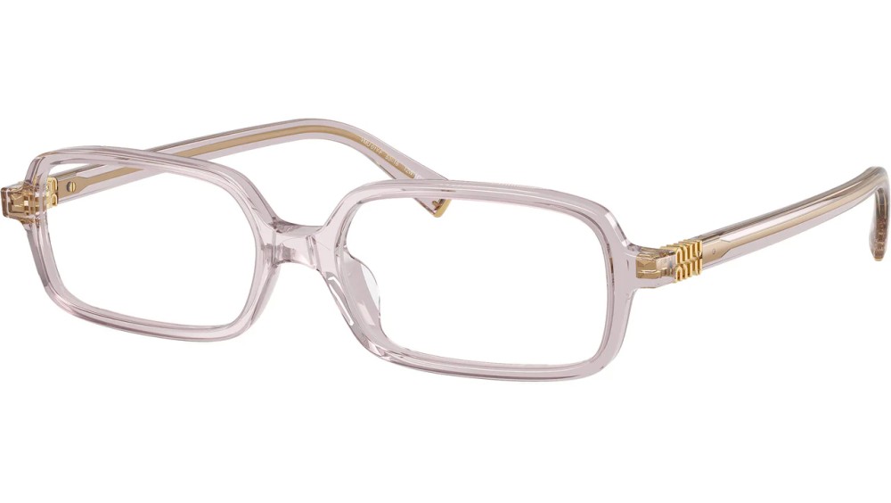 MIU MIU MU 01YV - 12W1O1 - 53 Cadres optiques Mauve, transparent Angulaire