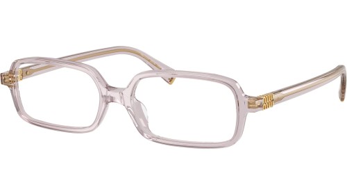 MIU MIU MU 01YV - 12W1O1 - 53 Cadres optiques Mauve, transparent Angulaire