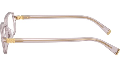 MIU MIU MU 01YV - 12W1O1 - 53 Cadres optiques Mauve, transparent Angulaire