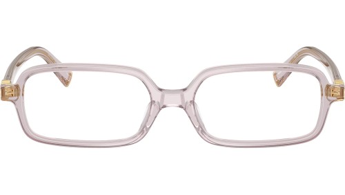 MIU MIU MU 01YV - 12W1O1 - 53 Cadres optiques Mauve, transparent Angulaire