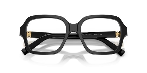 MIU MIU MU 03YV - 16K1O1 - 54 Cadres optiques Noir Angulaire