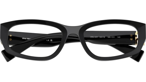 MIU MIU MU 04YV - 16K1O1 - 54 Cadres optiques Noir Angulaire