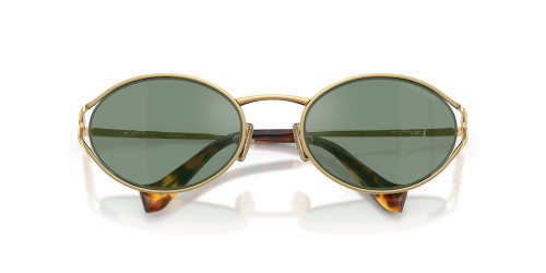 MIU MIU MU 52YS - 5AK04M - 54 Lunettes de soleil Or Ovale