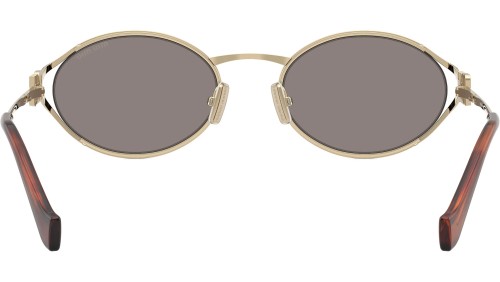 MIU MIU MU 52YS - ZVN80Q - 54 Lunettes de soleil Or Ovale