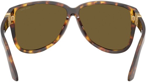 MIU MIU MU A08S - 14L09Z - 61 Lunettes de soleil Havane miel Pilote (Aviateur)