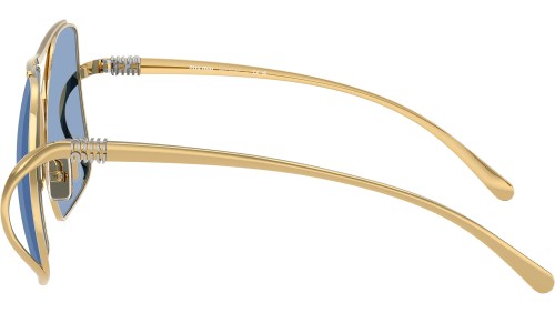 MIU MIU MU A55S - 5AK30U - 57 Lunettes de soleil Or Angulaire