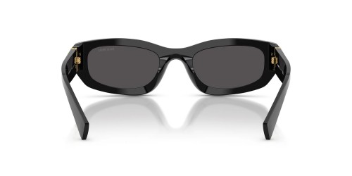 MIU MIU MU B04S - 16K08Z - 53 Lunettes de soleil Noir Angulaire