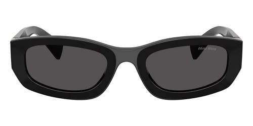 MIU MIU MU B04S - 16K08Z - 53 Lunettes de soleil Noir Angulaire