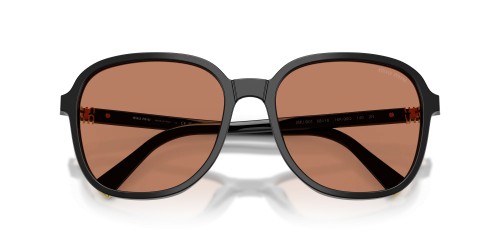 MIU MIU MU B01S - 16K90Q - 58 Lunettes de soleil Black Pillow (Rounded)