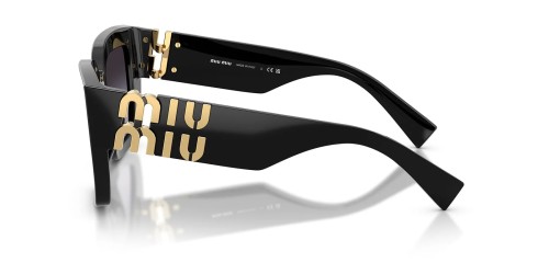 MIU MIU MU B05S - 16K90A - 51 Lunettes de soleil Noir Angulaire