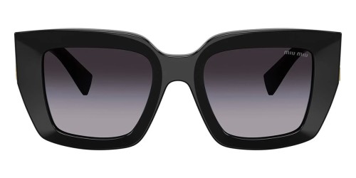 MIU MIU MU B05S - 16K90A - 51 Lunettes de soleil Noir Angulaire