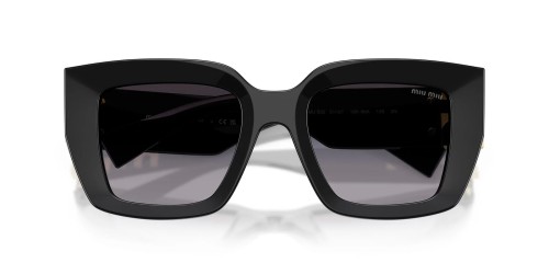 MIU MIU MU B05S - 16K90A - 51 Lunettes de soleil Noir Angulaire