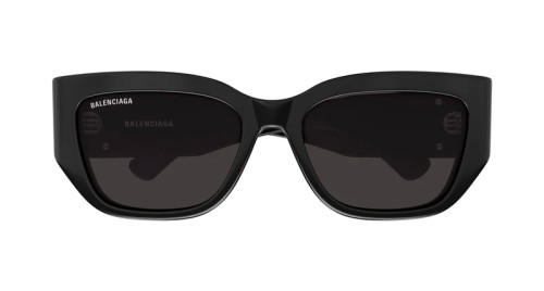 Balenciaga BB0361SK - 001 - 56 Lunettes de soleil Noir Œil de chat