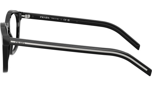 PRADA PR C04V - 16K1O1 - 51 Cadres optiques Black Pillow (Rounded)