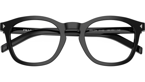 PRADA PR C04V - 16K1O1 - 51 Cadres optiques Black Pillow (Rounded)