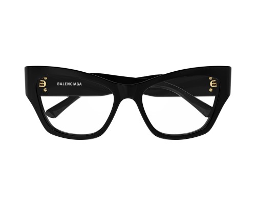 Balenciaga BB0362O - 001 - 54 Cadres optiques Noir Œil de chat