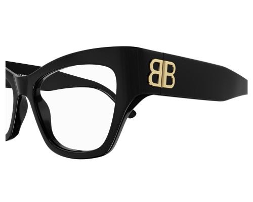 Balenciaga BB0362O - 001 - 54 Cadres optiques Noir Œil de chat