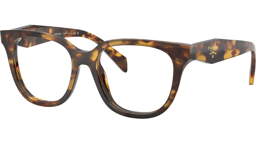 PRADA PR C11V - 14L1O1 - 53 Cadres optiques Miel écaille Papillon