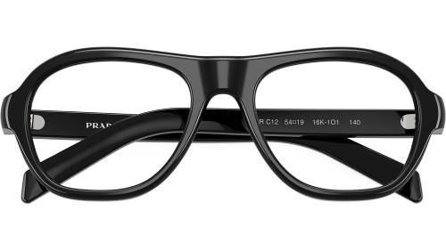 PRADA PR C12V - 16K1O1 - 54 Cadres optiques Noir Pilote (Aviateur)