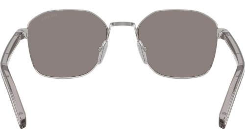 PRADA PR C50S - 1BC80Q - 53 Lunettes de soleil Argent Angulaire