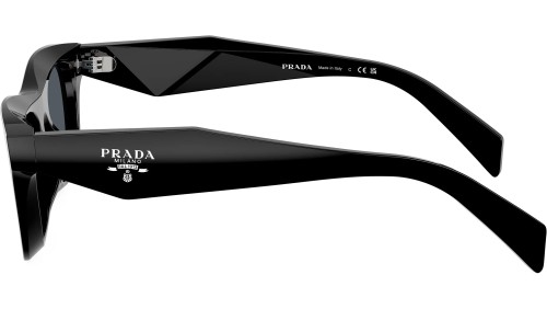 PRADA PR C06S - 16K70B - 50 Lunettes de soleil Noir Coussin arrondi
