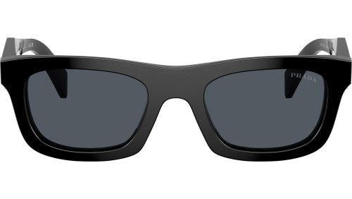 PRADA PR C06S - 16K70B - 50 Lunettes de soleil Noir Coussin arrondi