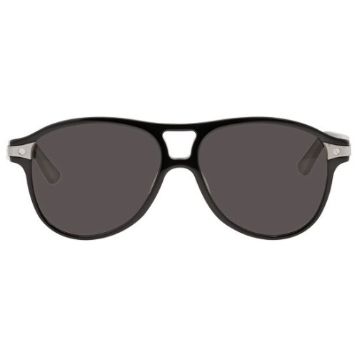 Cartier CT0081S - 002 - 56 Lunettes de soleil Bleu foncé Pilote (Aviateur)