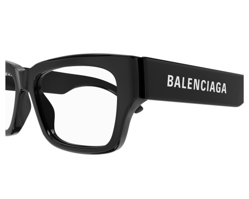 Balenciaga BB0376O - 001 - 54 Cadres optiques Noir Angulaire