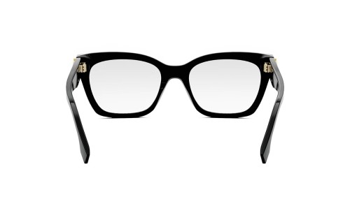 Fendi FE50073I - 001 - 52 Cadres optiques Noir Angulaire