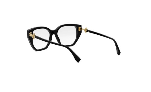 Fendi FE50100I - 001 - 53 Cadres optiques Black Cat Eye