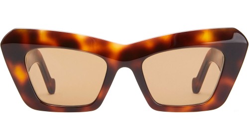 Loewe LW40036I - 53E - 50 Lunettes de soleil Havane Œil de chat