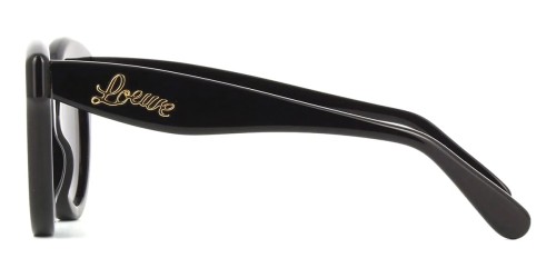 Loewe LW40126I - 01A - 49 Lunettes de soleil Noir Œil de chat/rond