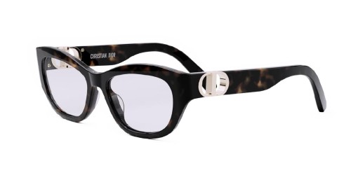 Dior 30 MONTAIGNEO B1I - 2000 - 54 Cadres optiques Havane foncé Angulaire/Adouci
