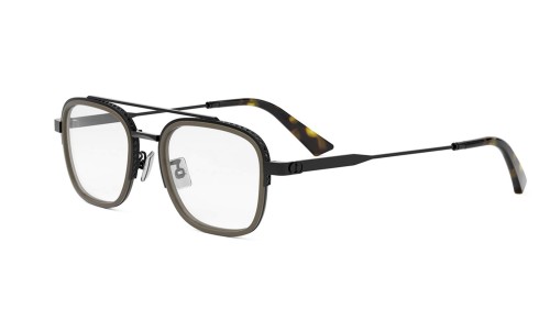 Dior NEODIORO S6F - H900 - 51 Cadres optiques Noir-translucide gris Pilote (Aviateur)